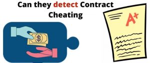 Can teachers detect contract cheating