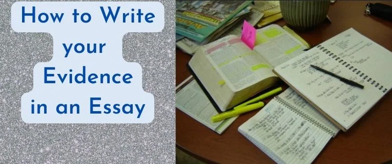 How to Write Evidence in Essay