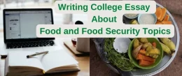How to Write a College Essay about Food and Food Security