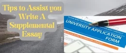 Supplemental Essays: How to write & Some Topics Example         