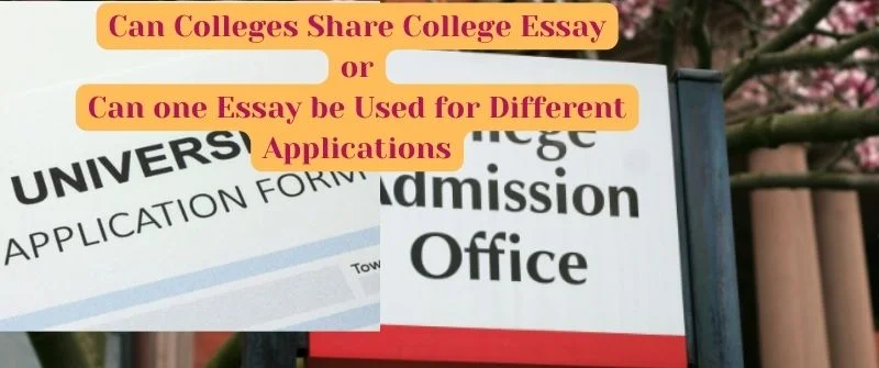 Do Colleges Share Essays