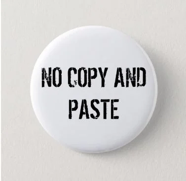 don't copy-paste