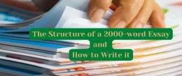 Writing a 2000-Word Essay and How Long It Is: Essay Examples