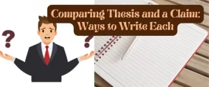 Comparing Thesis and a Claim